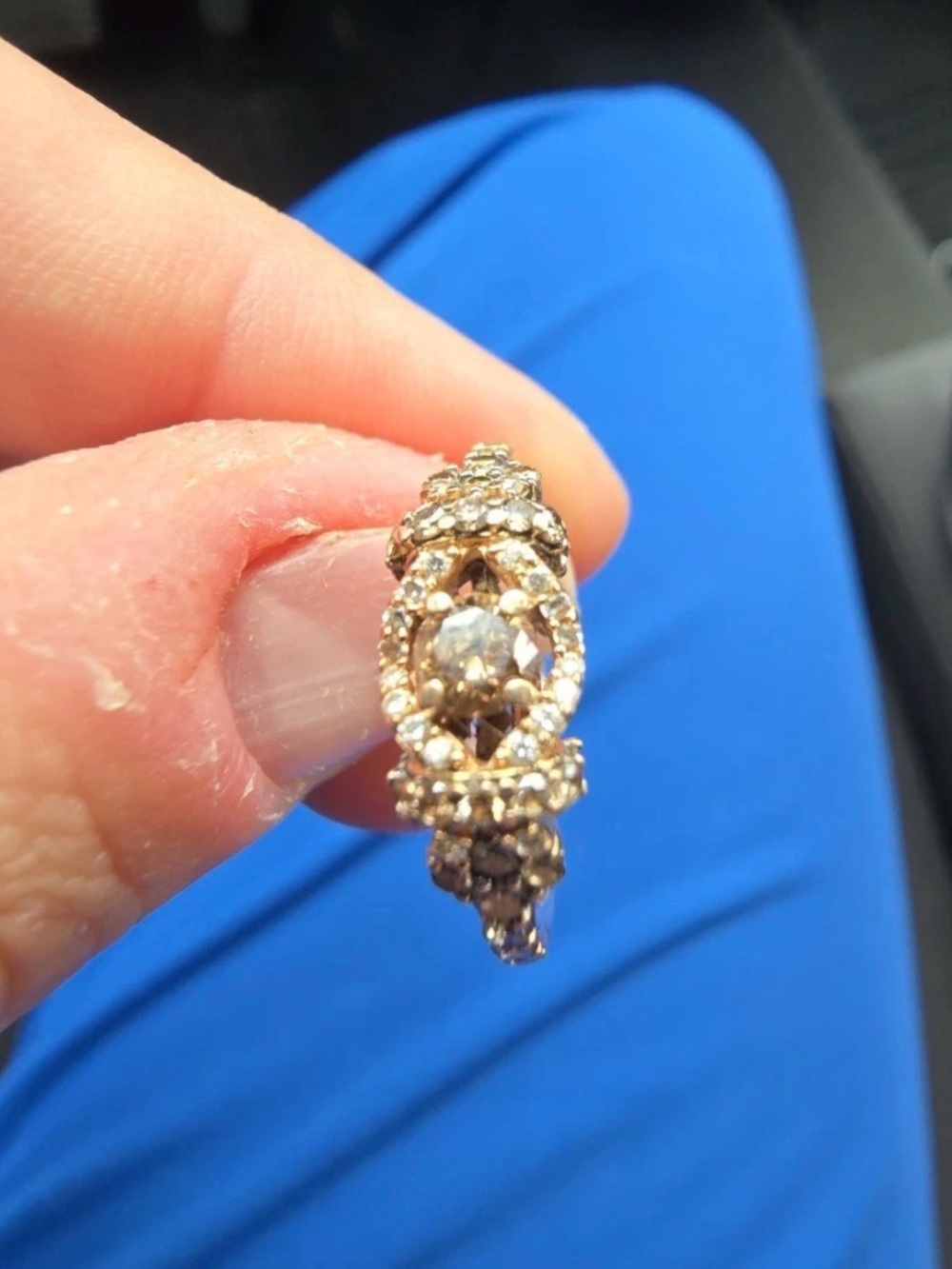 Le Vian 14K Rose Gold Chocolate Natural Diamond G/VS Ring Sz7 - Picture 15 of 15